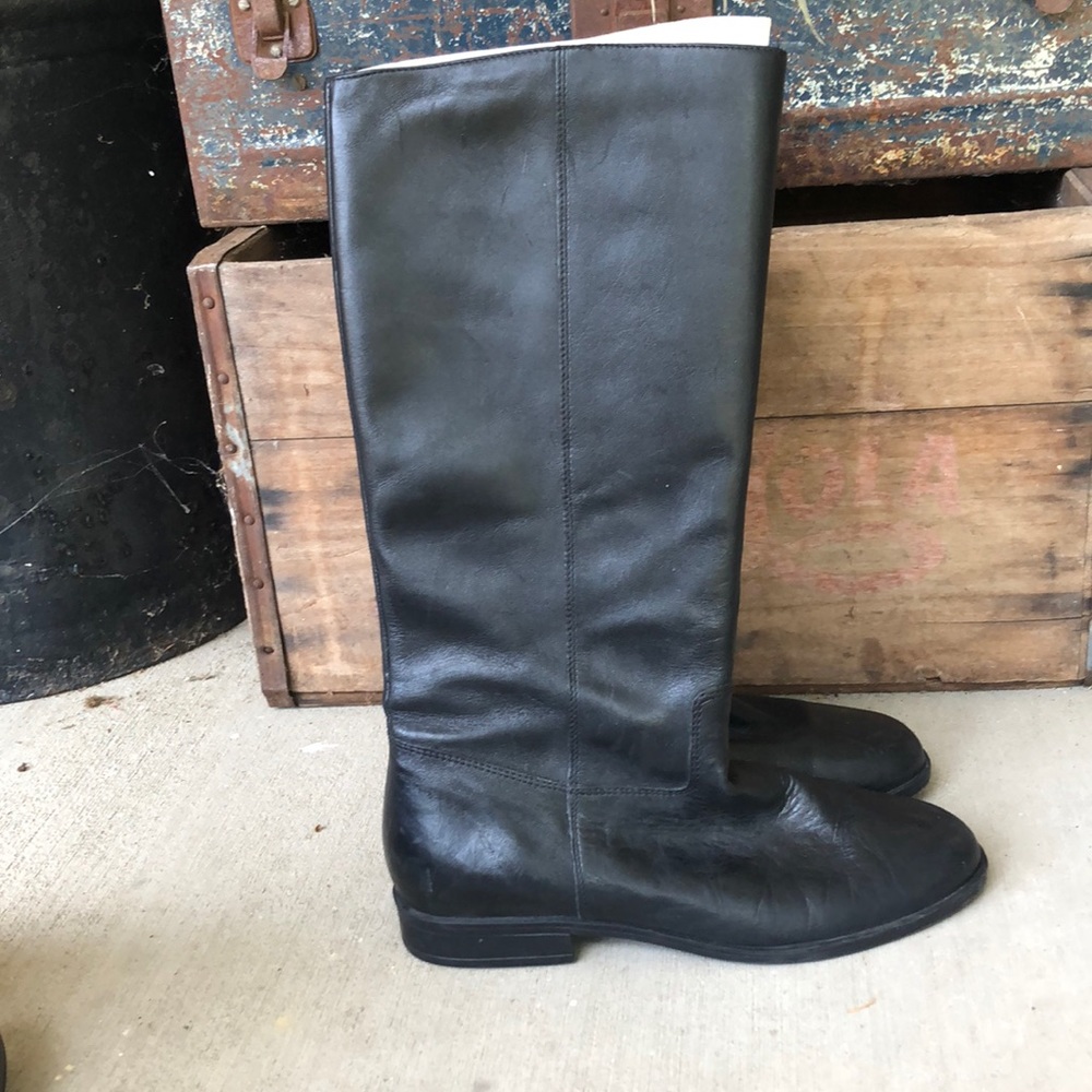 Coup D’etat Leather Boots Size 7.5